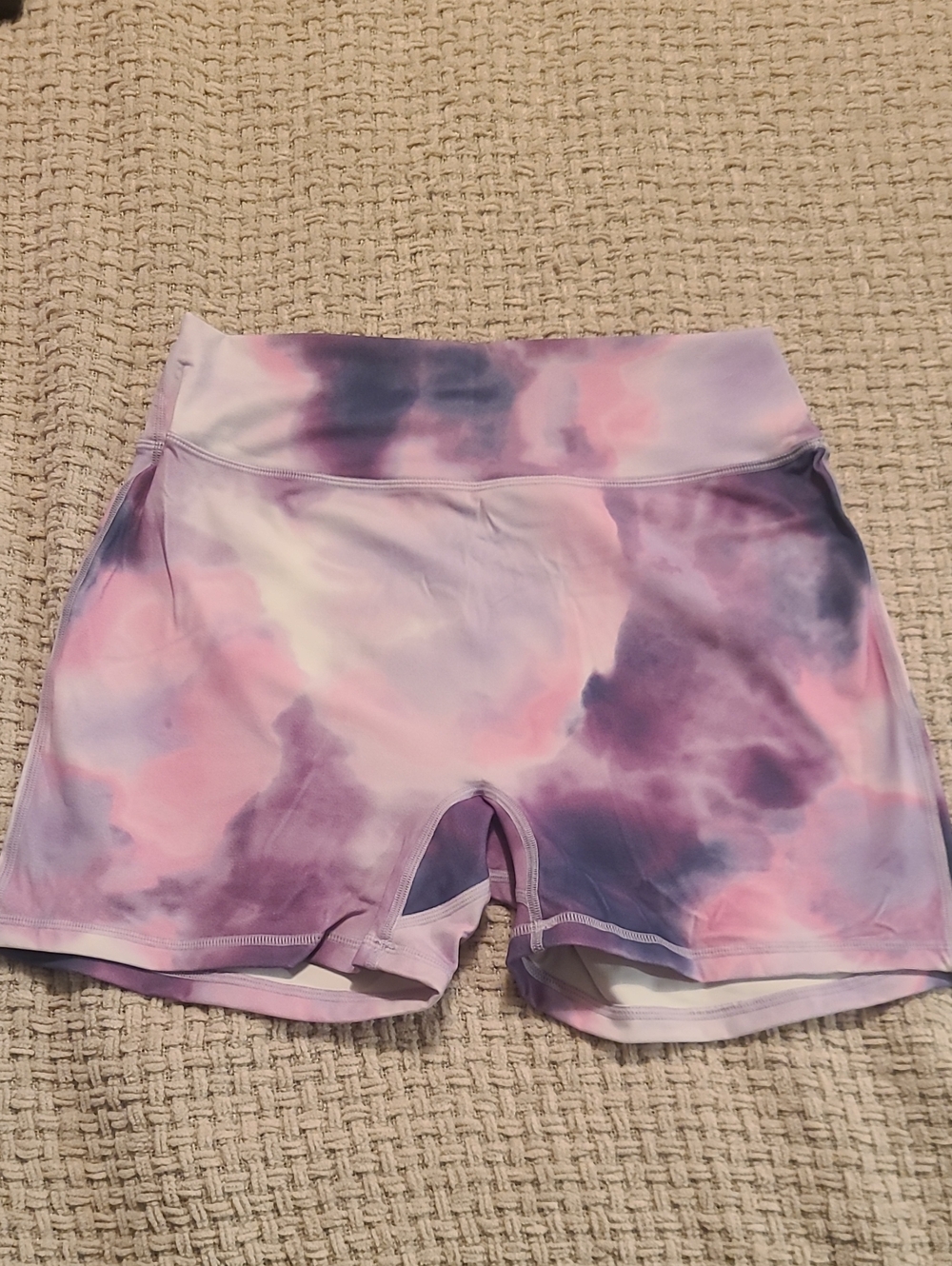 BUFFBUNNY  Tie-Dye Shorts - Pink & PurplE